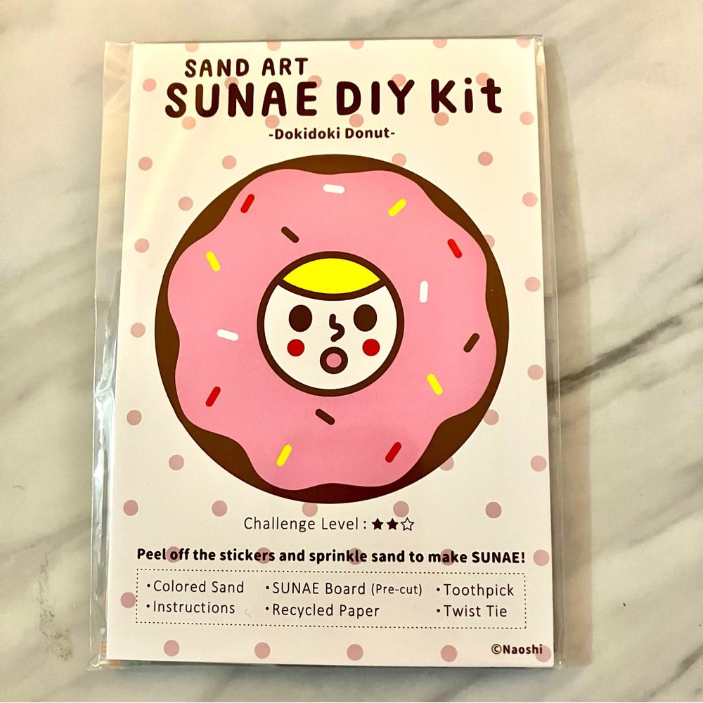 Sand Art Sundae DIY Kit - Dokidoki Donut by Naoshi NWT